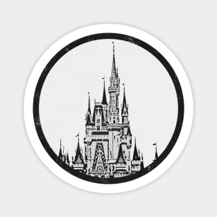 Magic Castle Circle Vintage Sticker